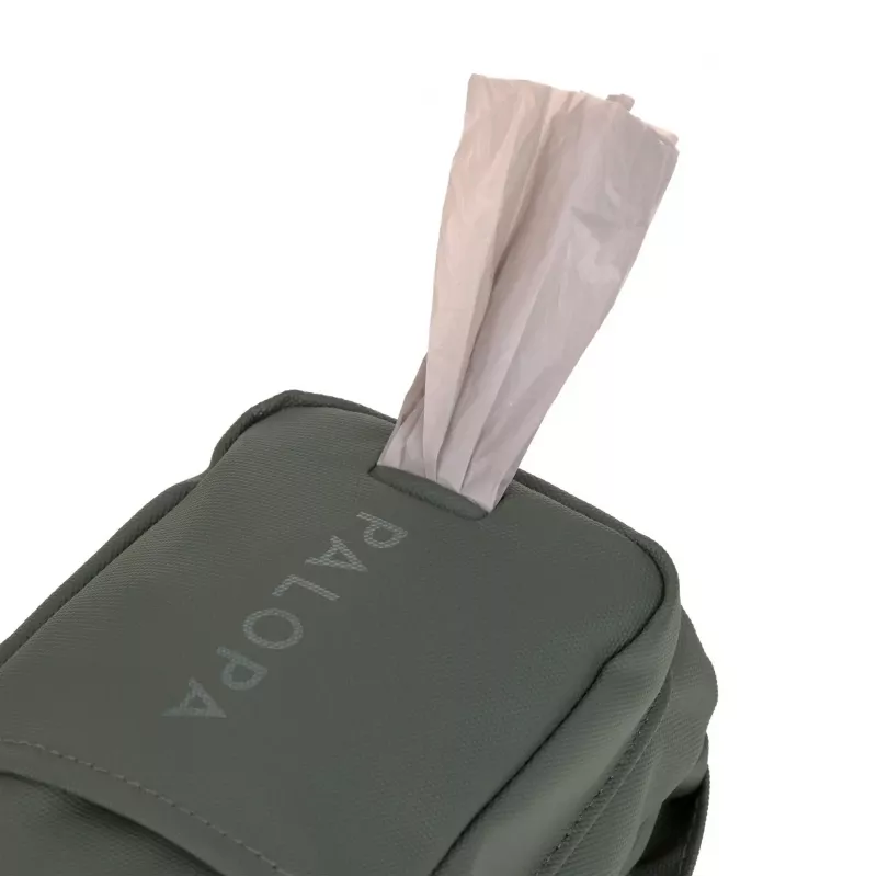 Palopa 2-in-1 šunų skanėstų krepšelis ir buteliuko laikiklis Boudi Dark Olive