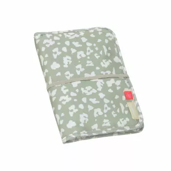 Lässig Green Label vystymo krepšelis, Leo, 18 x 2,5 x 25,5 cm, su vandeniui atspariu vystymo kilimėliu, perdirbtas poliesteris, Light Khaki