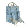 Lassig Mini Backpack Square Pattern Party Blue 3.5L