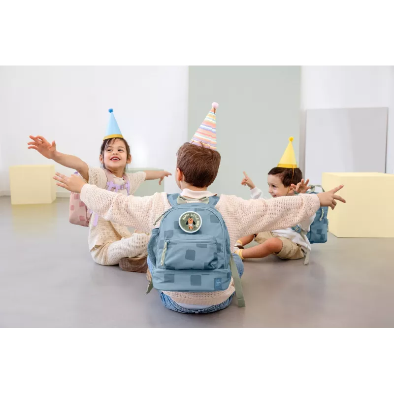 Lassig Mini Backpack Pattern Party Blue