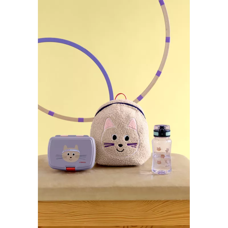 Lassig Tiny Team Tritan gertuvė 420 ml Kitten