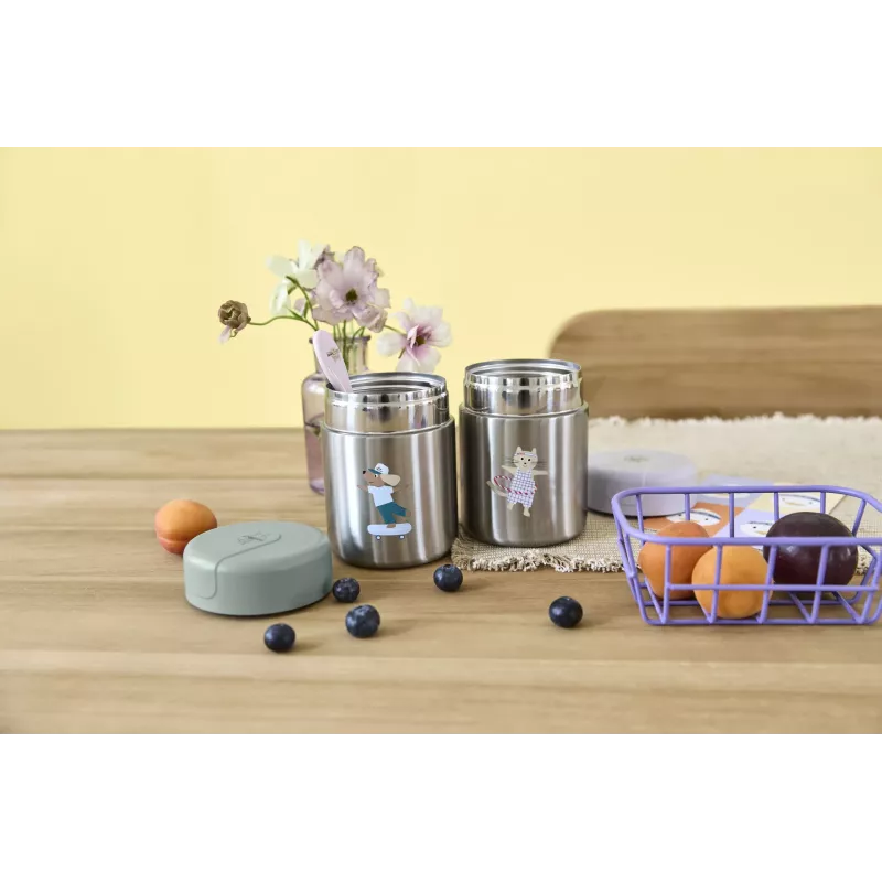Lassig Food Jar - Lunch Thermos 315 ml Tiny Team Kitten