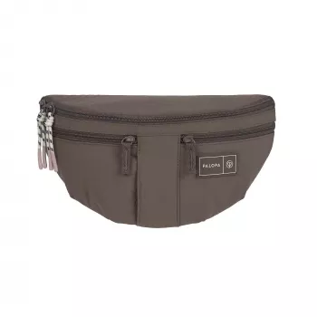 PALOPA Emma Dog Treat Bag Fanny Pack Crinkled Nylon Chocolate