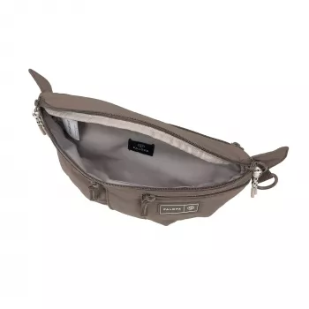 PALOPA Emma Dog Treat Bag Fanny Pack Crinkled Nylon Chocolate