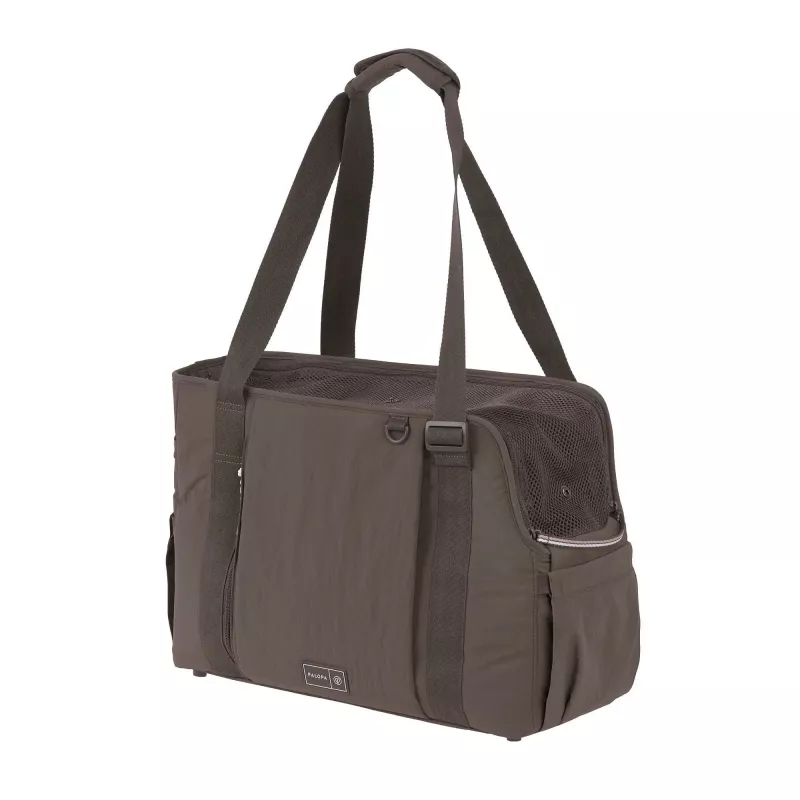 PALOPA Weda Crinkled Chocolate Pet Carrier Bag for Dogs up to 10 kg