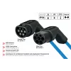 kabelmeister® EV Charging Cable Mode 3, Type 2 Plug to Socket, 3-Phase, 16 A, 11 kW, Blue, 5 m