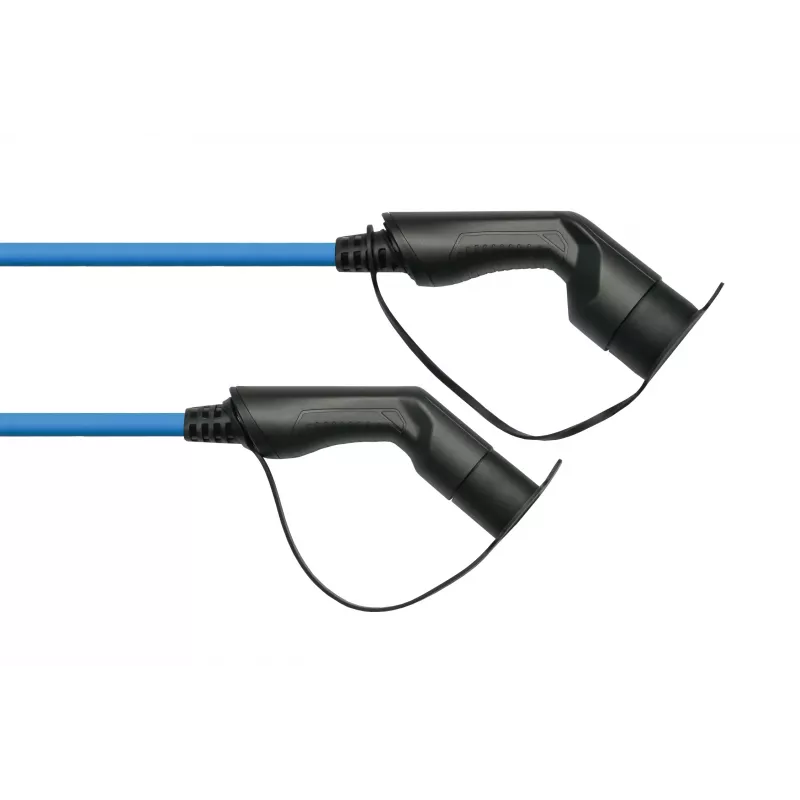 kabelmeister® EV Charging Cable Mode 3, Type 2 Plug to Socket, 3-Phase, 16 A, 11 kW, Blue, 5 m