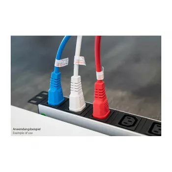 Kabelmeister Cold Device Extension Cable C14 to C13, Red, 0,5m, 3x0.75mm²