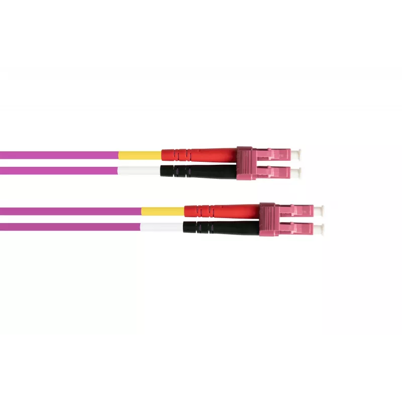 Kabelmeister OM4 Duplex LC/LC Multimode Fiber Optic Patch Cable 3m