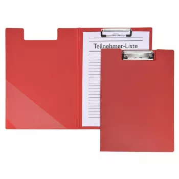 FolderSys segtuvas su sąsiuvinio pagrindu A4 raudonas