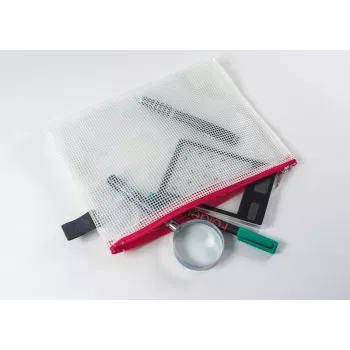 Foldersys B6 Užtrauktuku Užsegamas Dokumentų Maišelis, Skaidrus PVC