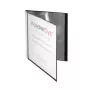 FolderSys Display Book A4 Black 20 Pockets