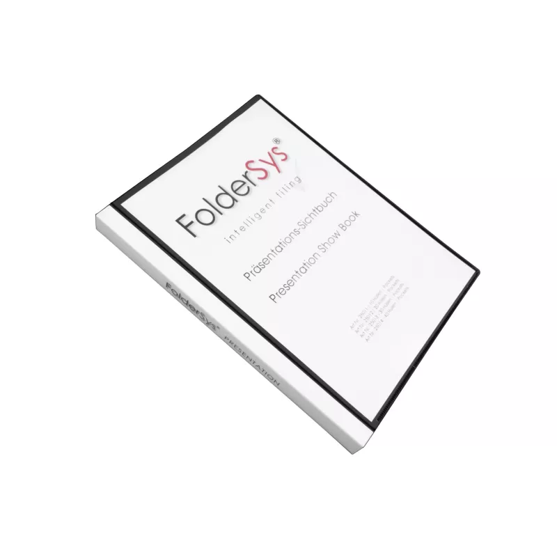 Foldersys Display Book A4 Black 40 Sleeves