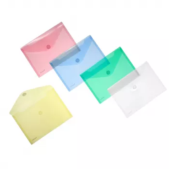 FolderSys Document Sleeve DIN A5 Landscape Assorted 10 Vnt./Pak.