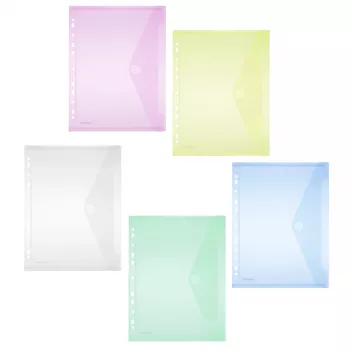 FolderSys Document Wallet 40106-94 DIN A4 Assorted 10 vnt./Pakuotė