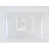FolderSys A4 Landscape Ring Binder Pocket with CD/Jewel Case Pocket, Transparent, Pack of 10