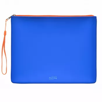 FolderSys PHAT BAG silikoninė kuprinė su užtrauktuku A5, mėlyna (40484-40)
