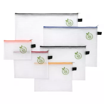 FolderSys Zipper Pouch Set 1x A6, B6, A5, B5, A4, B4