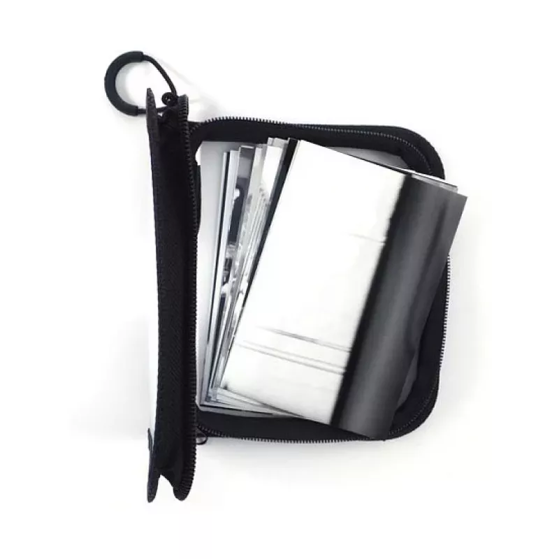FolderSys užtrauktuku užsegamas krepšelis Mini A6 permatomas