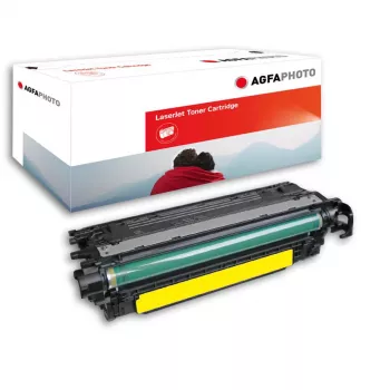 AgfaPhoto Yellow Compatible Toner Cartridge (Alternatyva Canon 723Y, HP 504A, HP CE252A)