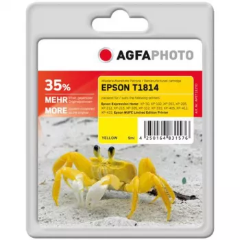 AGFAPHOTO APET181SETD Rašalo kasečių rinkinys – juoda, žydra, purpurinė, geltona (4 vnt.) suderinamas su Brother LC-1100