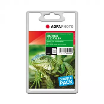 AGFAPHOTO APB127BDUOD suderinamas rašalo kasečių rinkinys (2 vnt., juoda + spalvota) Canon PIXMA
