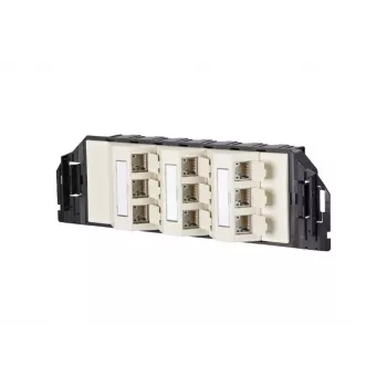 METZ CONNECT RJ45 Keystone Module Cat.6A Shielded Black 1 Pack