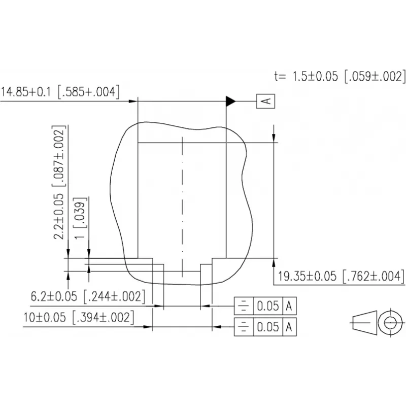 METZ CONNECT RJ45 Keystone Module Cat.6A Shielded Black 1 Pack