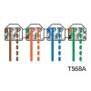 METZ CONNECT BTR E-DAT C6 6x8 AP Distributor Patch Panel - CAT 6 - STP - Grey - 1U - 19 inch
