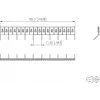 METZ CONNECT 850349-02 Disconnect Terminal Block - 1-Pole, Screw Connection, DIN Rail, Black, IP20
