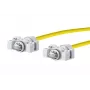 METZ CONNECT E-DAT Industry Patch Cable V6 IP67 Cat6 SF/UTP 15m Yellow