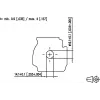 METZ CONNECT M12 D-coded Female Connector, 8-pin, Screw Termination, Shielded, IP67
