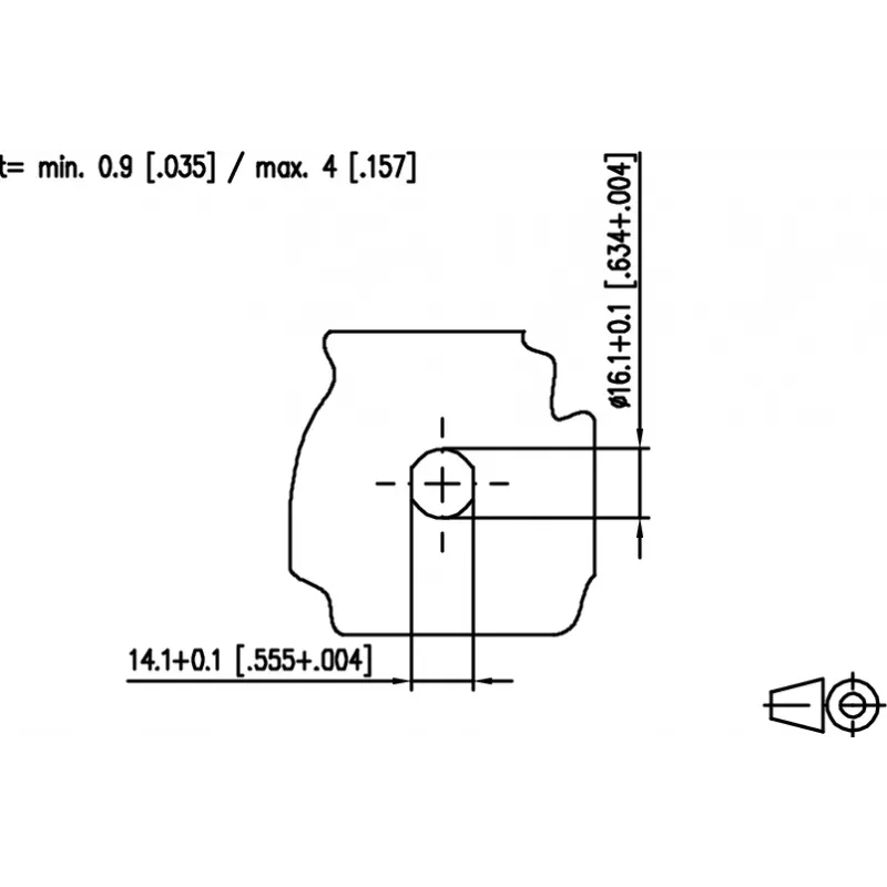 METZ CONNECT M12 D-coded Female Connector, 8-pin, Screw Termination, Shielded, IP67