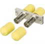 METZ CONNECT 150900D1-I ST šviesolaidinis adapteris, nepadengtas metalas, multi-mode/single-mode