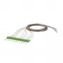 METZ CONNECT OpDAT LC/APC pigtailas OS2, 12 spalvų, 12 vnt. pakuotė
