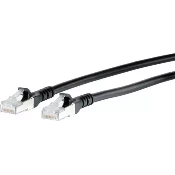 METZ CONNECT BTR 1308457500-E Patch Cable RJ45 Cat.6A AWG26 S/FTP LSOH 7,5m Black