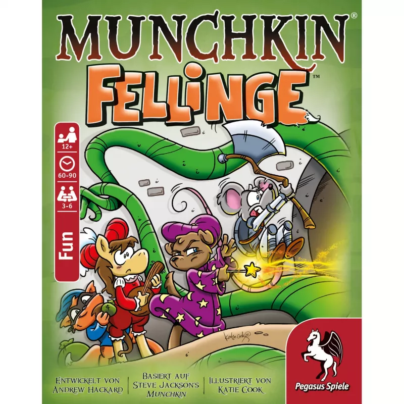 Pegasus Spiele Munchkin Fellinge (Demented Dungeons) Expansion Card Game