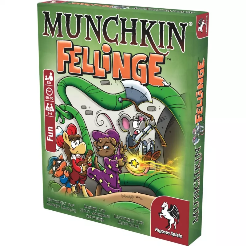 Pegasus Spiele Munchkin Fellinge (Demented Dungeons) Expansion Card Game