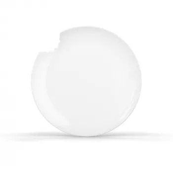 FIFTYEIGHT PRODUCTS FIFTYEIGHT 2 Cake Plates with Bite Edge Ø 20 cm White