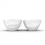 FIFTYEIGHT PRODUCTS Bowl Set 100ml - Laughing & Delicious White