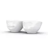 FIFTYEIGHT PRODUCTS Bowl Set 100ml - Laughing & Delicious White
