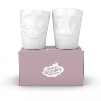 FIFTYEIGHT PRODUCTS FIFTYEIGHT 350ml Mug - Amused & Bewildered White