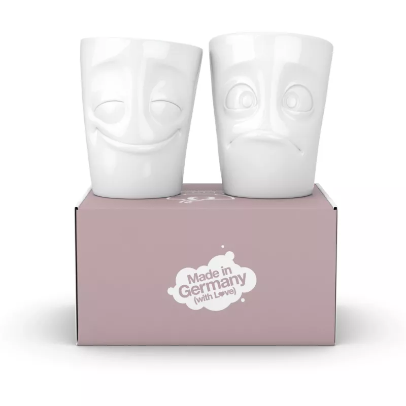 FIFTYEIGHT PRODUCTS FIFTYEIGHT 350ml Mug - Amused & Bewildered White