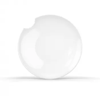 FIFTYEIGHT PRODUCTS FIFTYEIGHT 2 Deep Plates with Bite Ø 24 cm White
