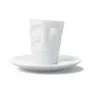 FIFTYEIGHT PRODUCTS Espresso Mug with Handle 80ml - Cheerful White