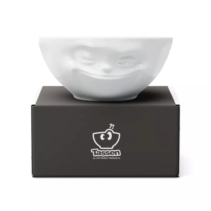 FIFTYEIGHT PRODUCTS Bowl 350ml - Grinning White