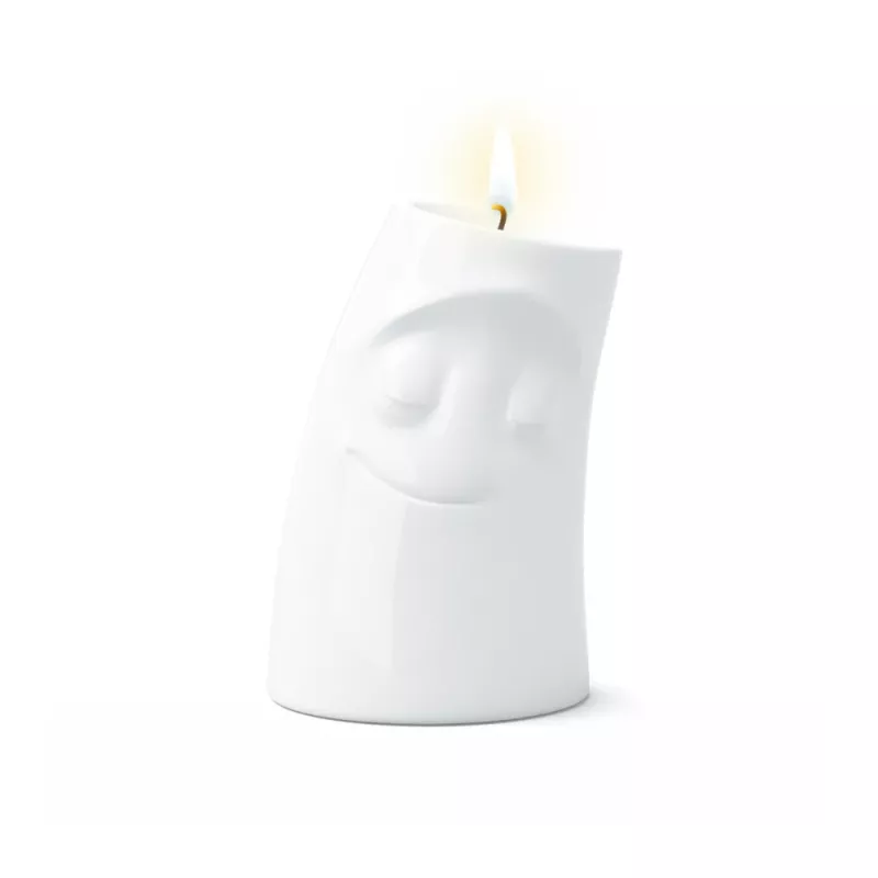 FIFTYEIGHT PRODUCTS Kerzenschmusie VERSCHMUST Didelis Baltas Žvakidė