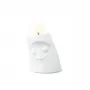 FIFTYEIGHT PRODUCTS FIFTYEIGHT Candle Snuggle CUDDLY Small Candle Holder White