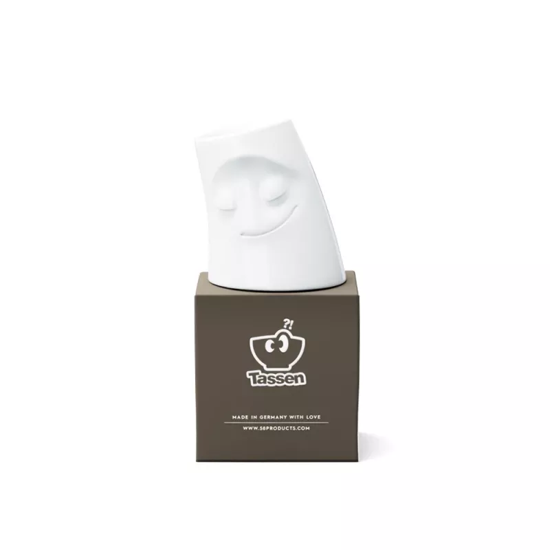 FIFTYEIGHT PRODUCTS FIFTYEIGHT Candle Snuggle CUDDLY Small Candle Holder White