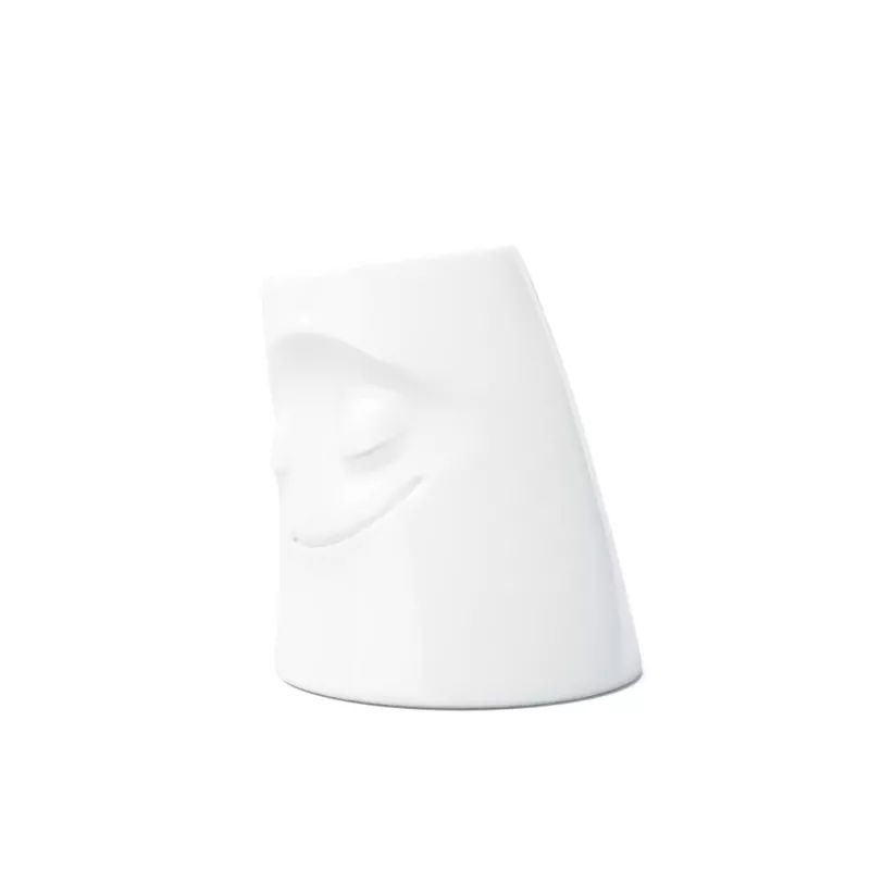 FIFTYEIGHT PRODUCTS FIFTYEIGHT Candle Snuggle CUDDLY Small Candle Holder White